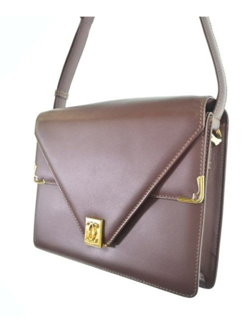 Cartier Shoulder Bag Brown - Picture 7 of 11